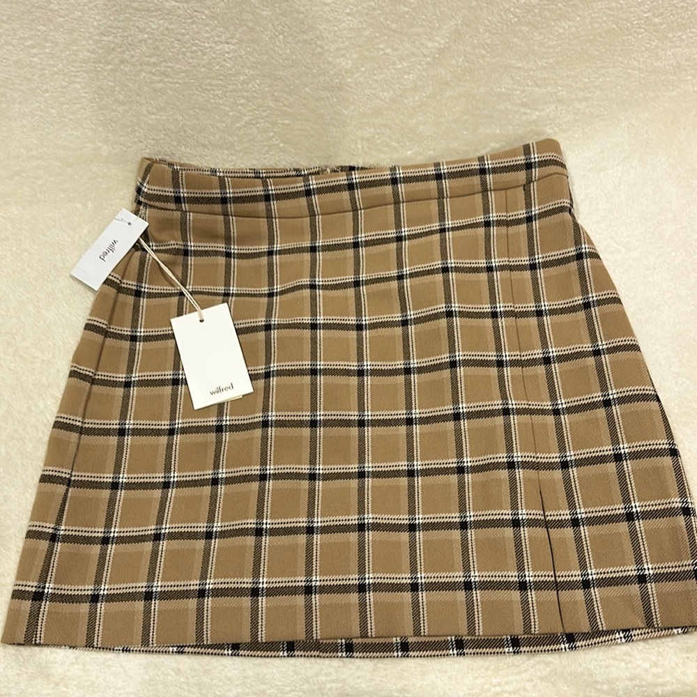 Brand new Wilfred Plaid Mini (NWT)